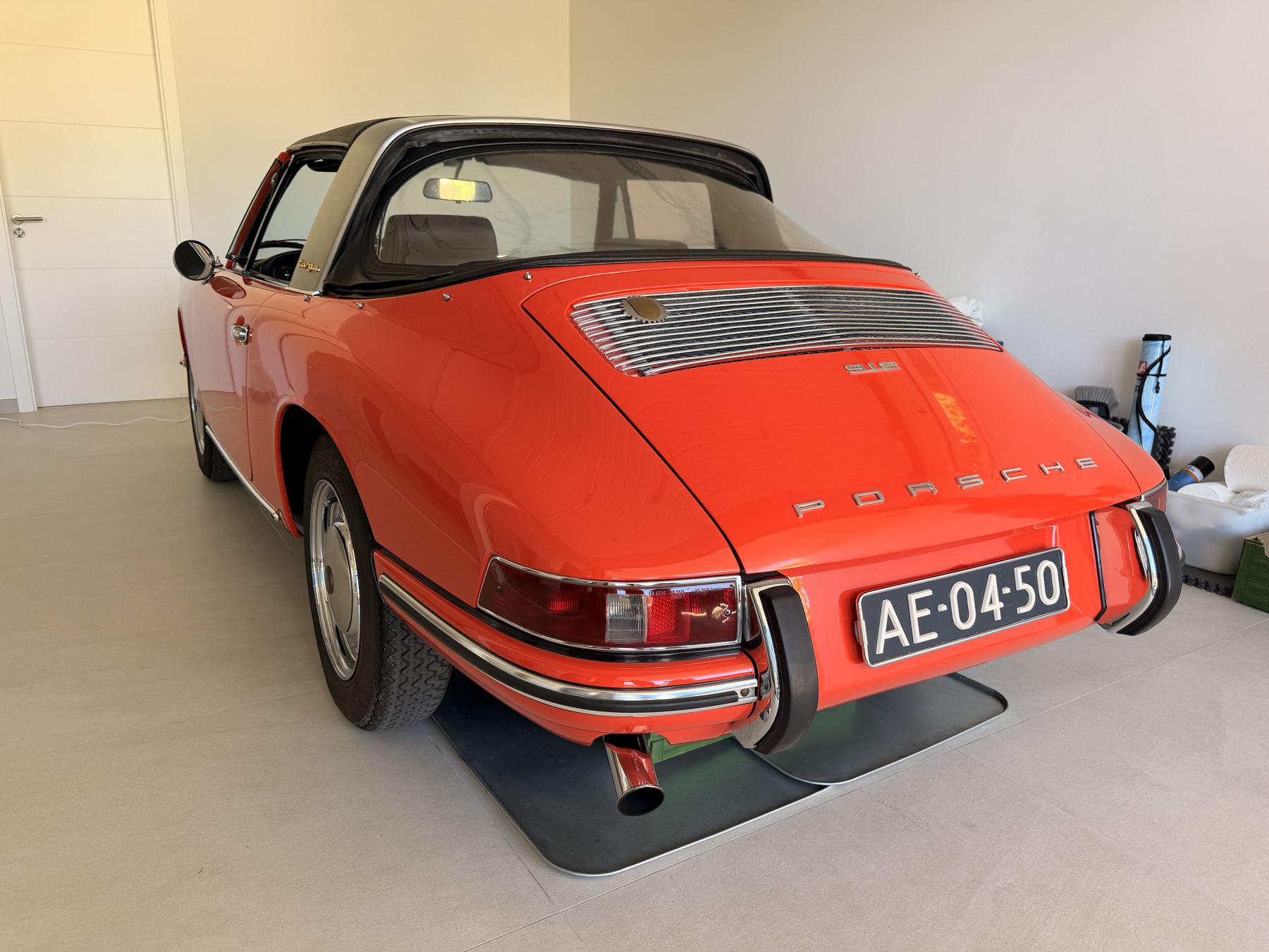Rear three-quarter view